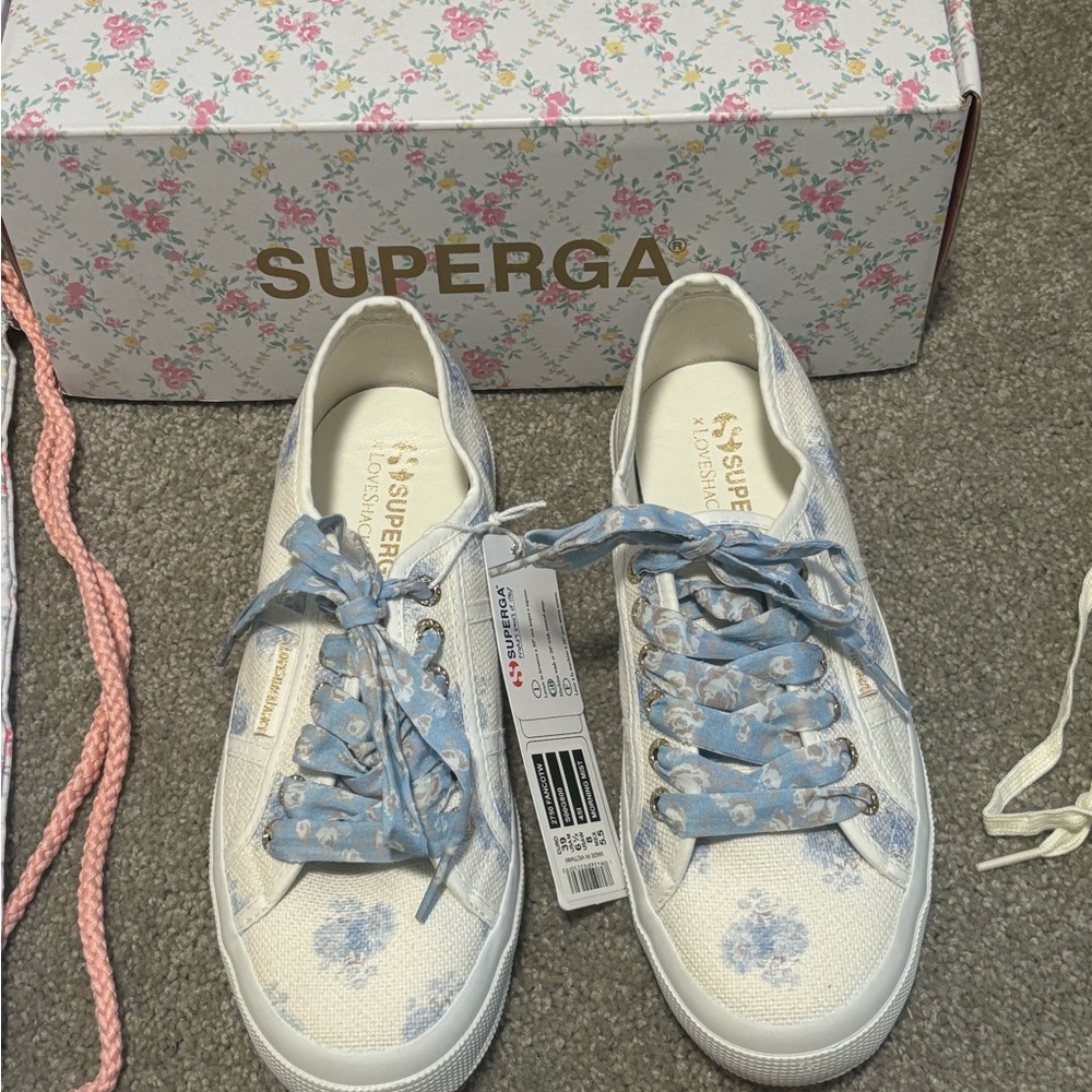 NWT Superga x loveshackfancy sneakers